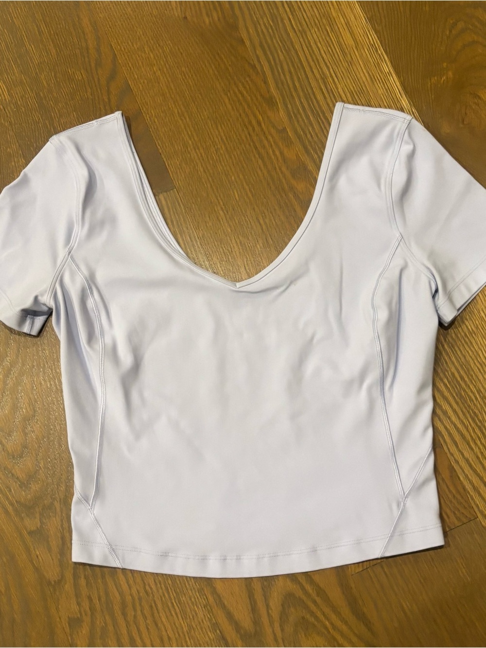 lululemon align Short Scoop Crop Top - Light Lavender- size unmarked